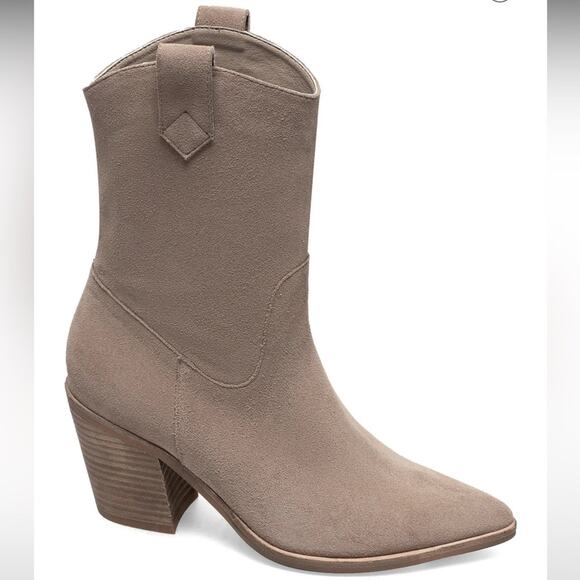 Anthropologie Silent D Munchy Western Pointed Toe Boot Size 37 - Picture 5 of 13